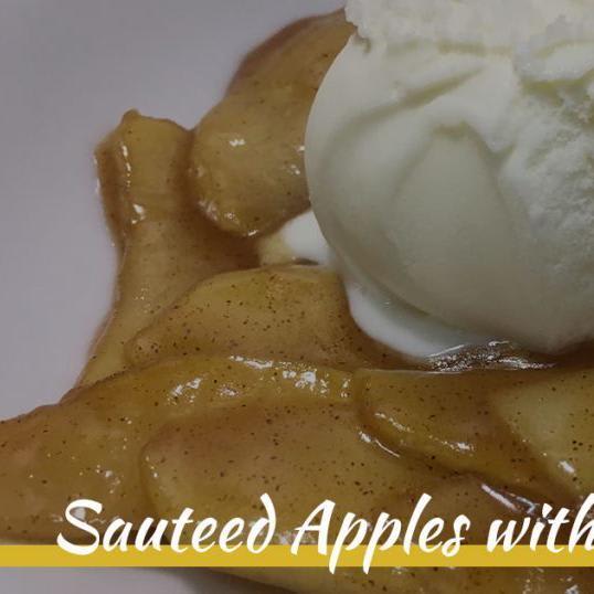 Sauteed Apple with Ice Cream Recipe