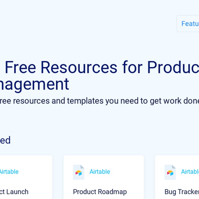 FYI - Free templates for product management