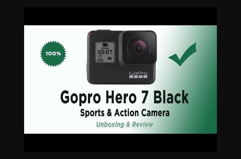 GoPro Hero 7 Black Unboxing Video India in Hindi 2019 - Hypersmooth feature - Gimbal killer