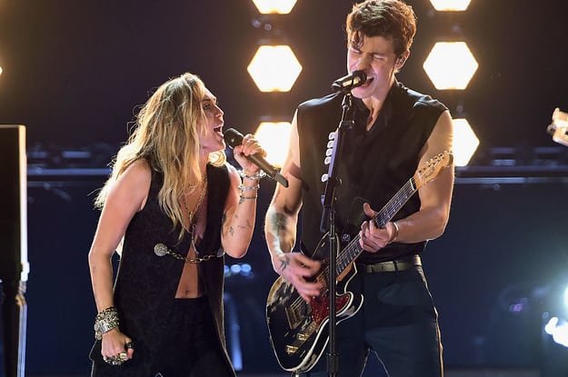 Miley Cyrus And Shawn Mendes' Vests Were The Best Part Of The First 20 Minutes Of The Grammys