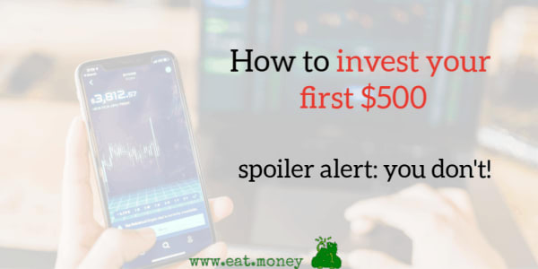 How to invest your first $500