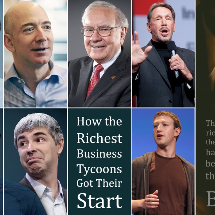 How the Richest Business Tycoons Got Their Start