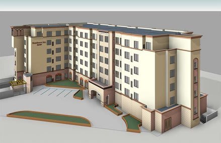 BIM Modeling with LOD 300 for a Hospitality Building, USA