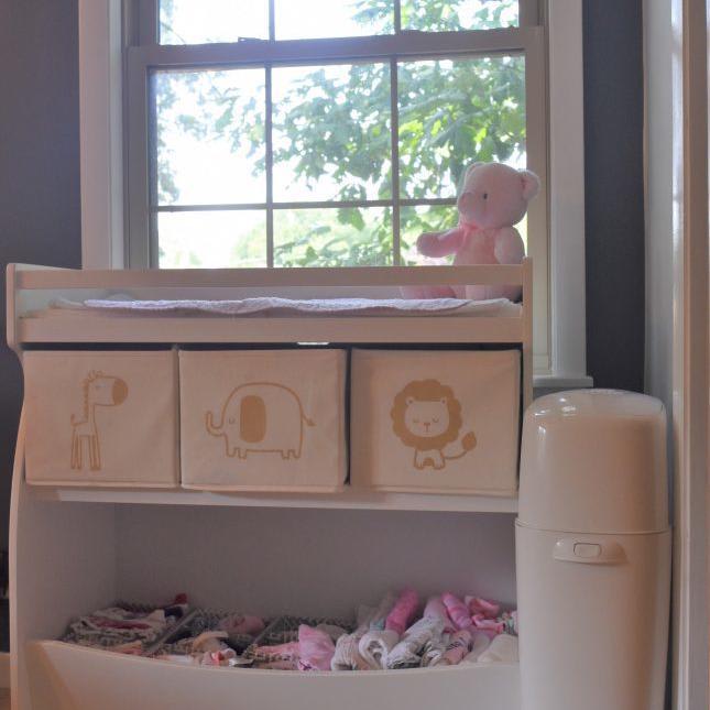 How I Organize My Baby Changing Station - Floradise