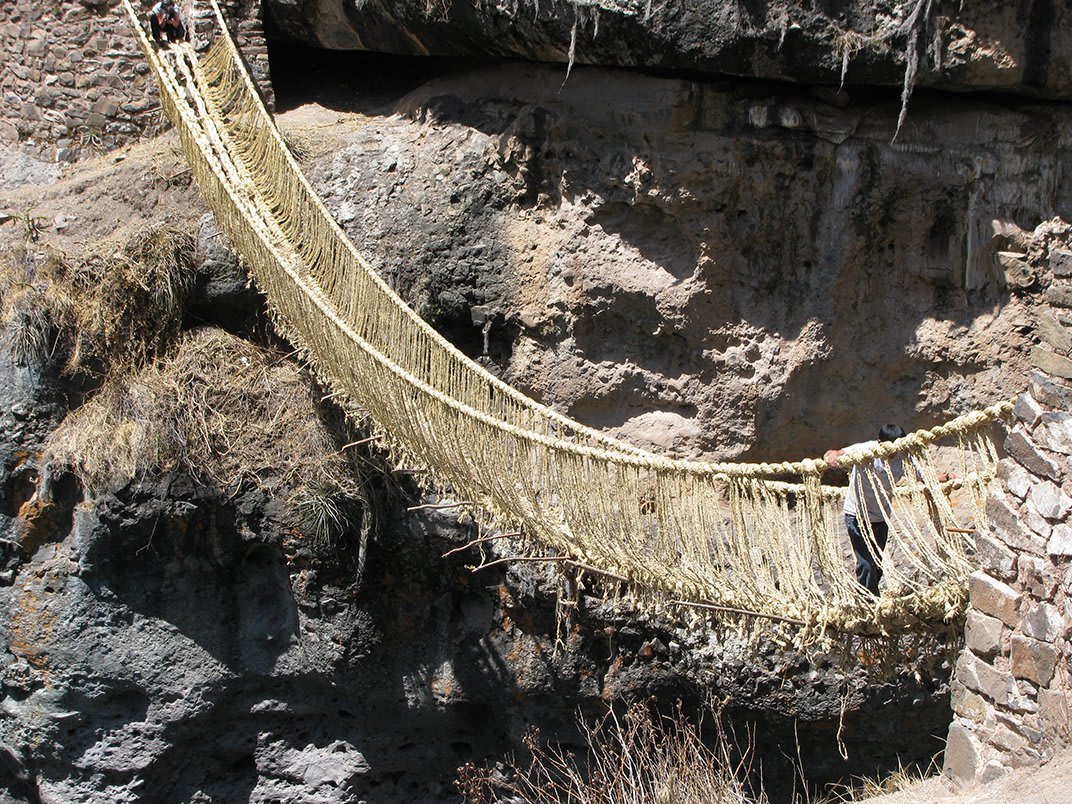 A Dozen Indigenous Craftsman From Peru Will Weave Grass into a 60-Foot Suspension Bridge in Washington, D.C.
