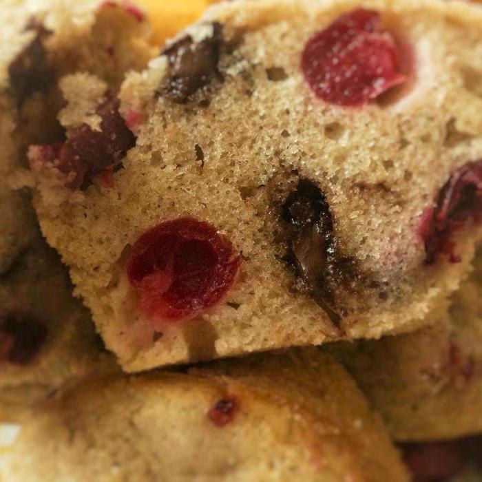 Cranberry Chocolate Chip Muffins (V)
