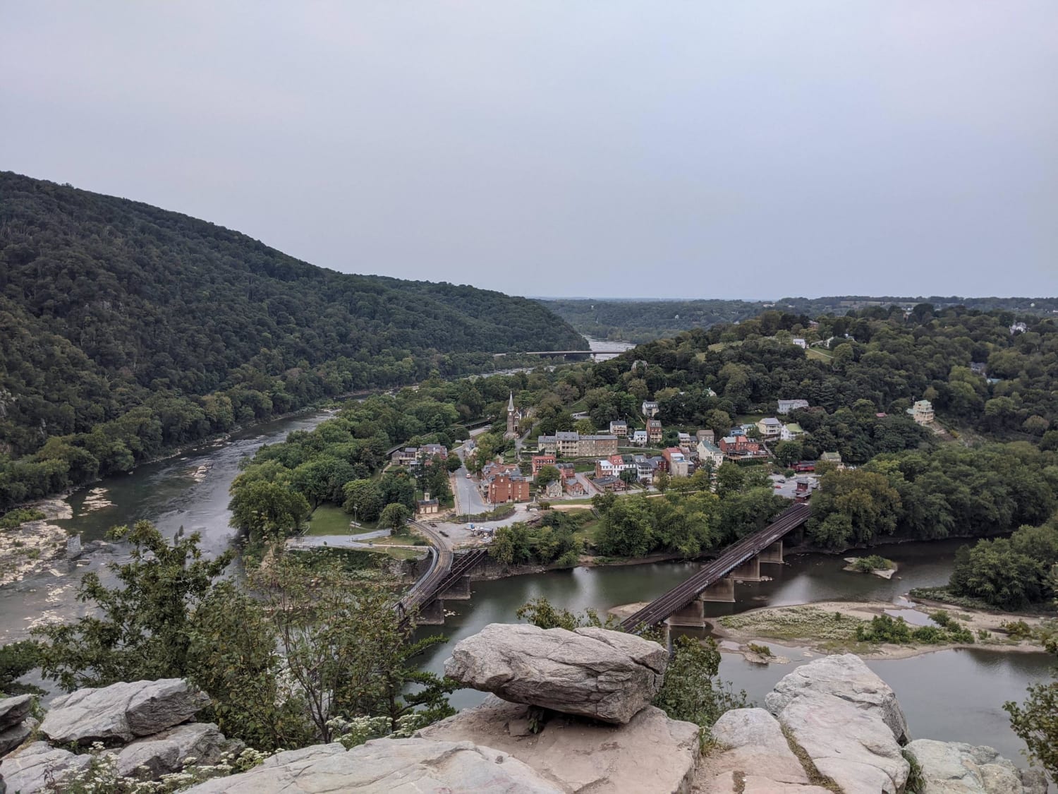 Cousin hiked the Appalachian Trail and raved about Harpers Ferry, WV. Took a trail recommendation from a local and it did not disappoint!