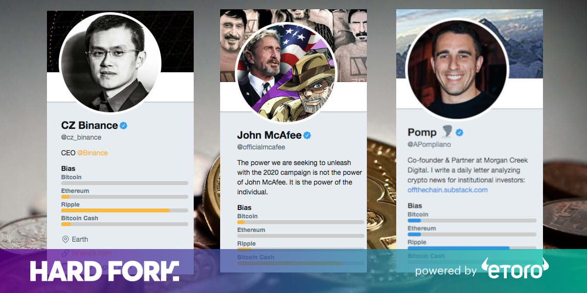 This app shows which cryptocurrency a user is most likely to shill on Twitter