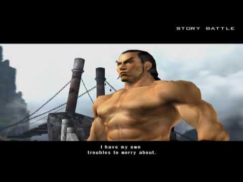 Tekken 5 Master Wang Story Battle PlayStation 2