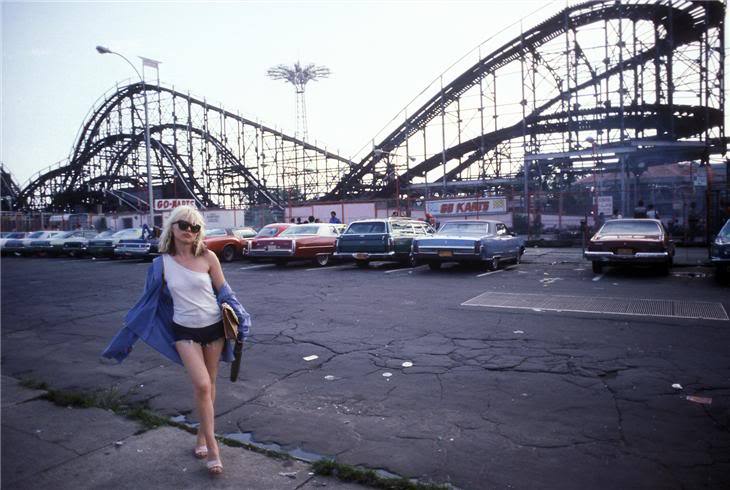 Debbie Harry at Coney Island, 1977
