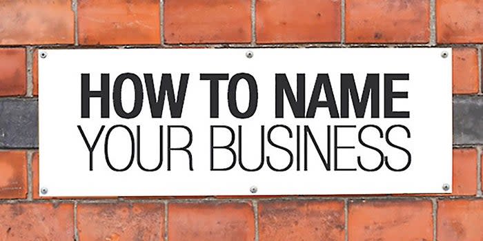 How to name a business