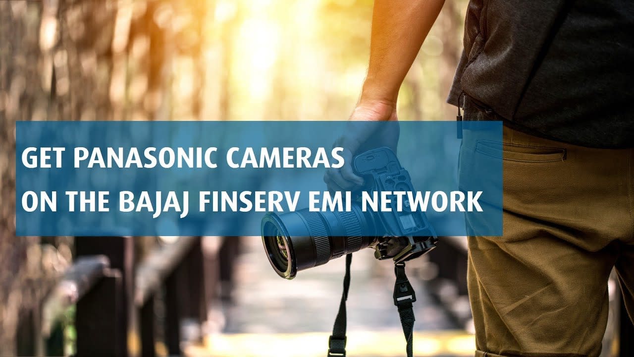 Avail offers on Panasonic Camera with Bajaj Finserv EMI Network Card
