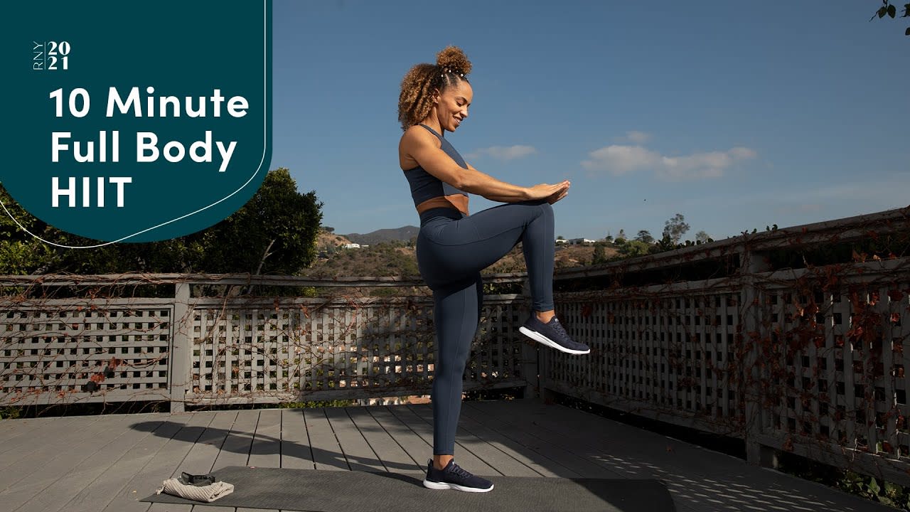 This 10-Minute, Full-Body HIIT Workout Will Engage Your Muscles From Head to Toe