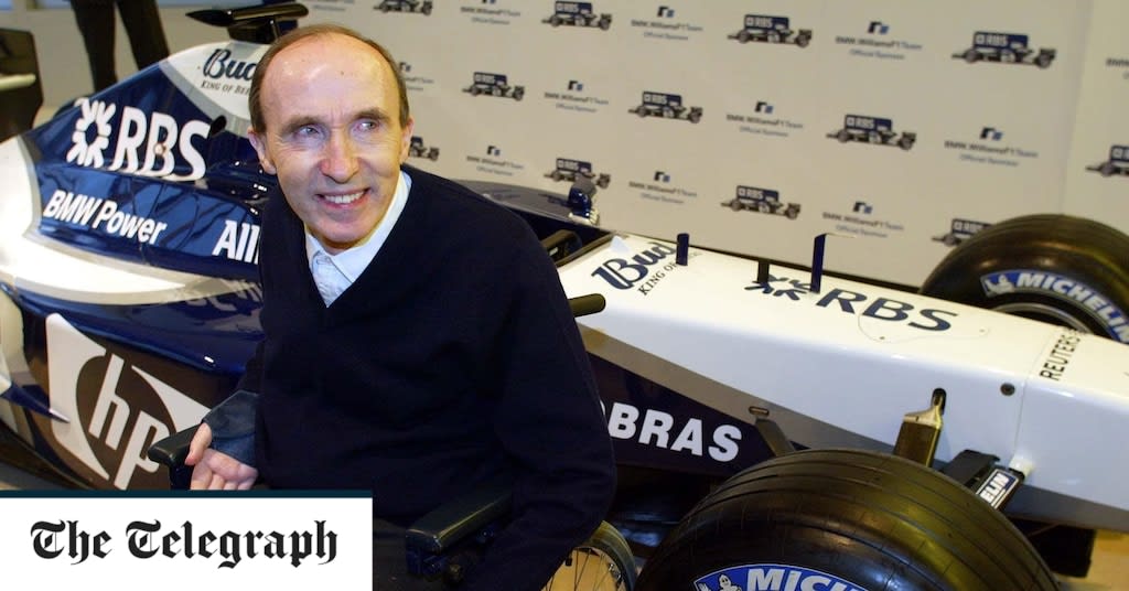 Sir Frank Williams, founder of Williams F1 team, in a stable condition in hospital
