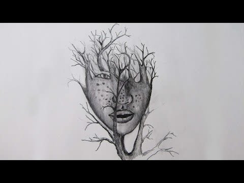 How to draw abstract Sundarban art on art paper!! Mangrove Art video step by step!!