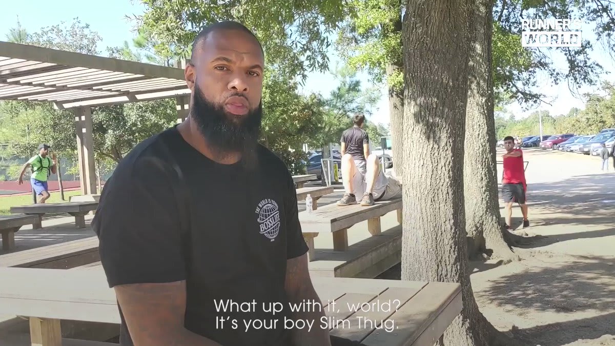 Rapper Slim Thug is inspiring others to run, after it helped him improve his physical and mental health: