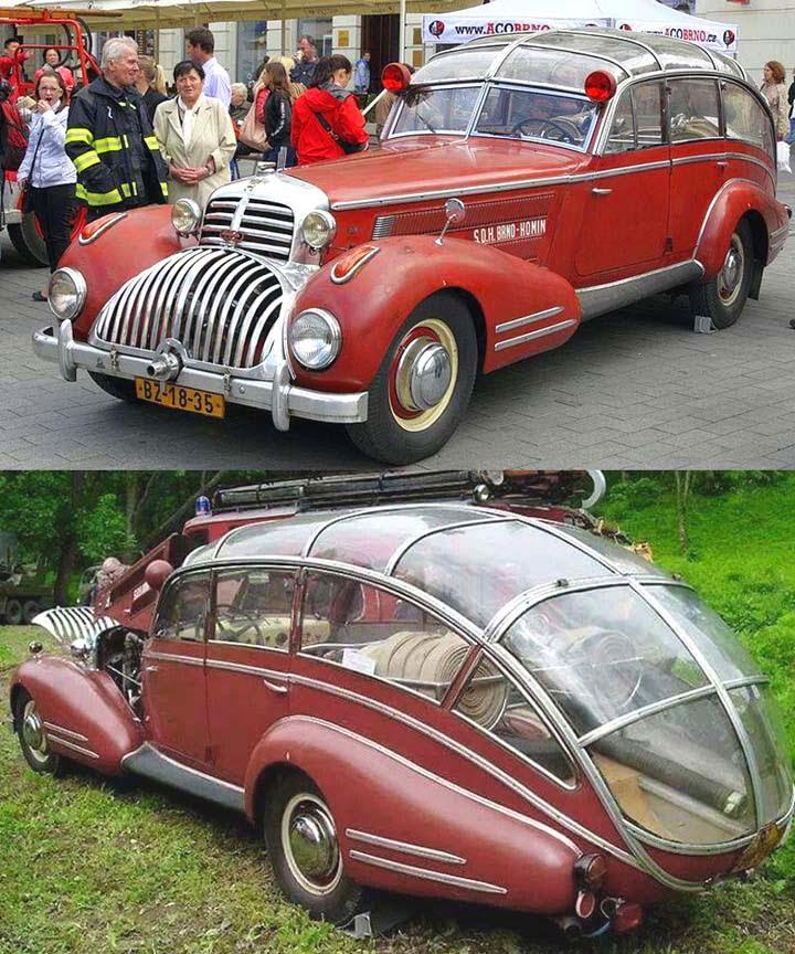 Horch 853 Sport Cabriolet Fire Truck Conversion