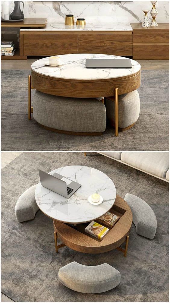 Coffee Table with Built-in Storage