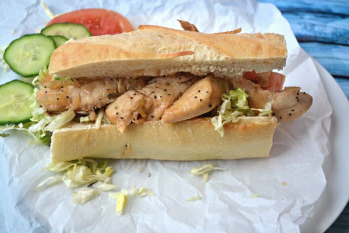 Sweet Onion and Teriyaki Chicken Sandwich – Make the Best of Everything