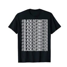 Black Lives Matter Short Sleeve Casual Equal Right T-Shirt