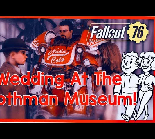 Fallout 76 REAL WEDDING At The Mothman Museum!