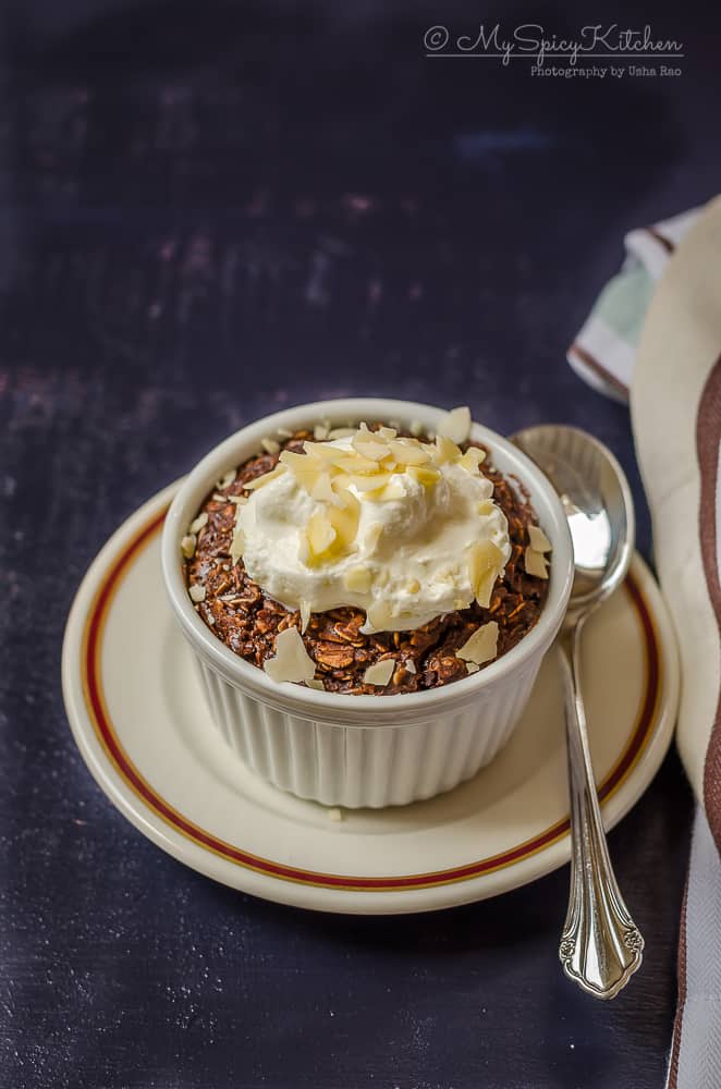 Healthy Baked Chocolate Oats