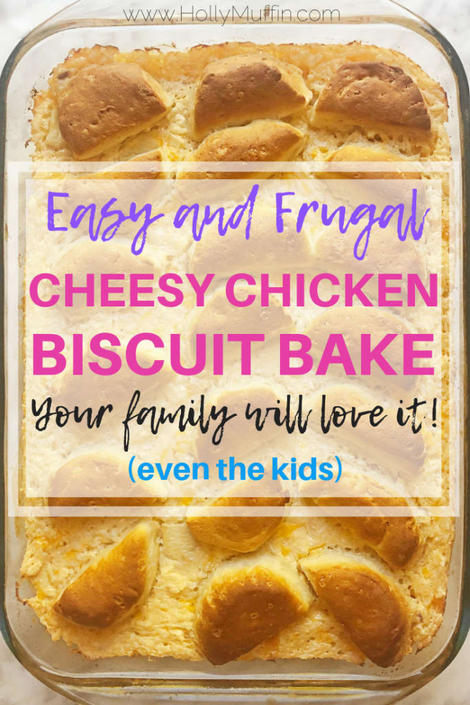 Easy Frugal Recipe: Cheesy Chicken, Rice, and Biscuit Bake