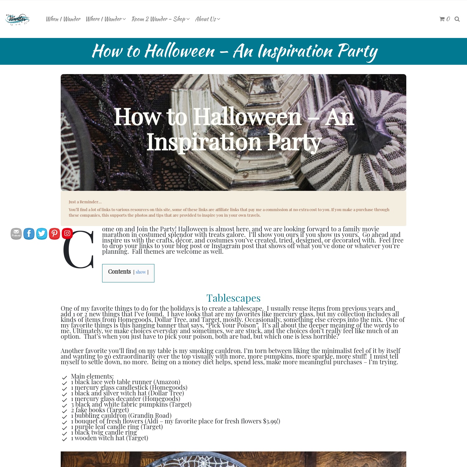How to Halloween - An Inspiration Party