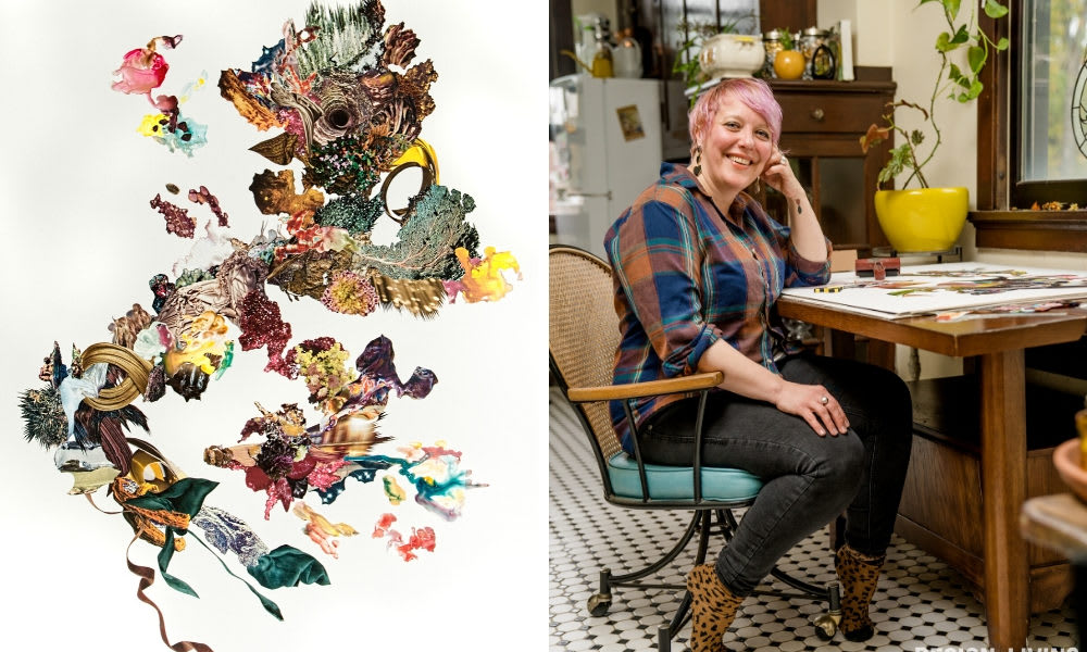 Artists in Residence: Amber Fletschock - Design and Living Magazine