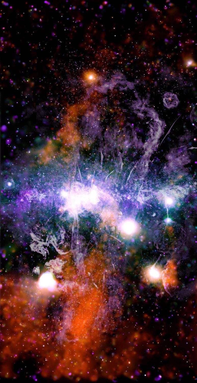 Magnetized Threads weave spectacular Galatic Tapestry- Nasa Threads of ...