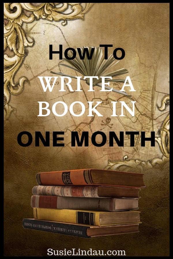 How to Write a Book in One Month