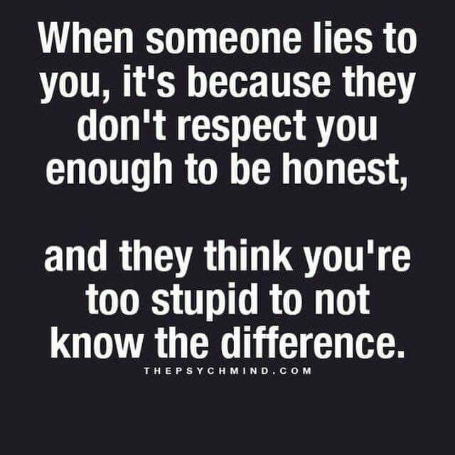 Lies=Lack of respect | Lies quotes, Wisdom quotes, Life quotes