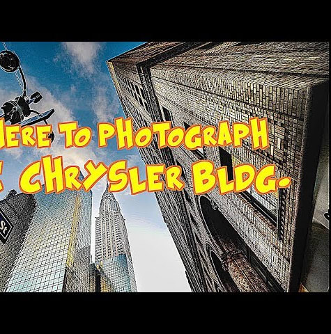 Walking tour on where to photograph NYC Chrysler Building