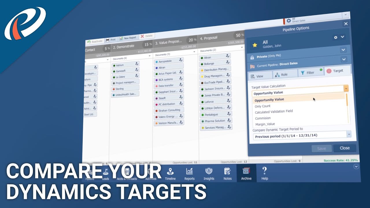 Gain All Insights from Comparing KPIs to Previous Records with Pipeliner CRM!
