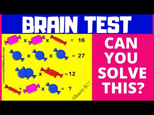 BRAIN TEASERS TO #TEST YOUR MENTAL SHARPNESS