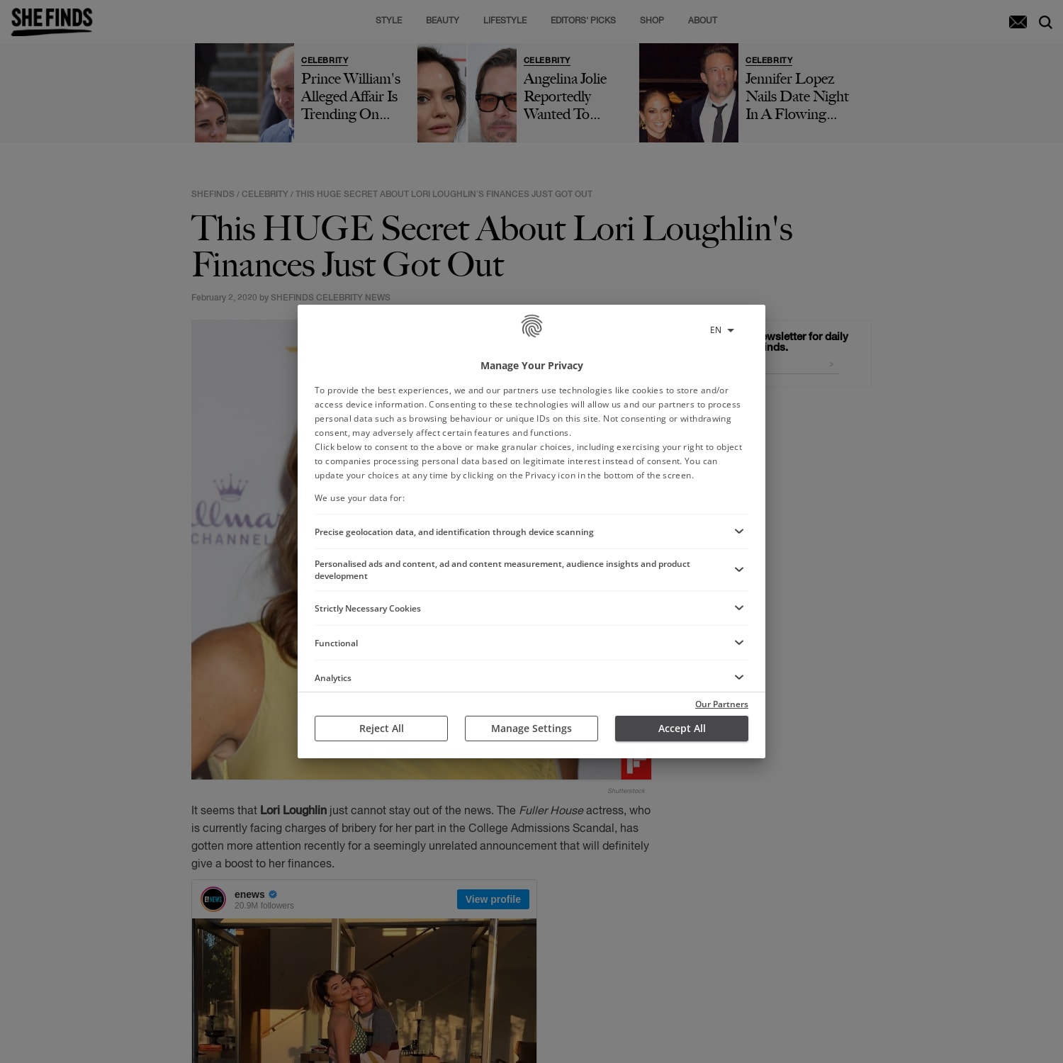 This HUGE Secret About Lori Loughlin's Finances Just Got Out
