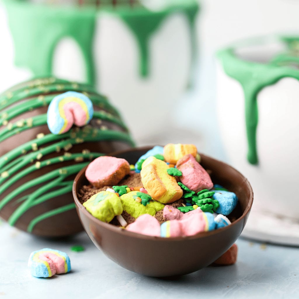 St Patrick's Day Hot Chocolate Bombs