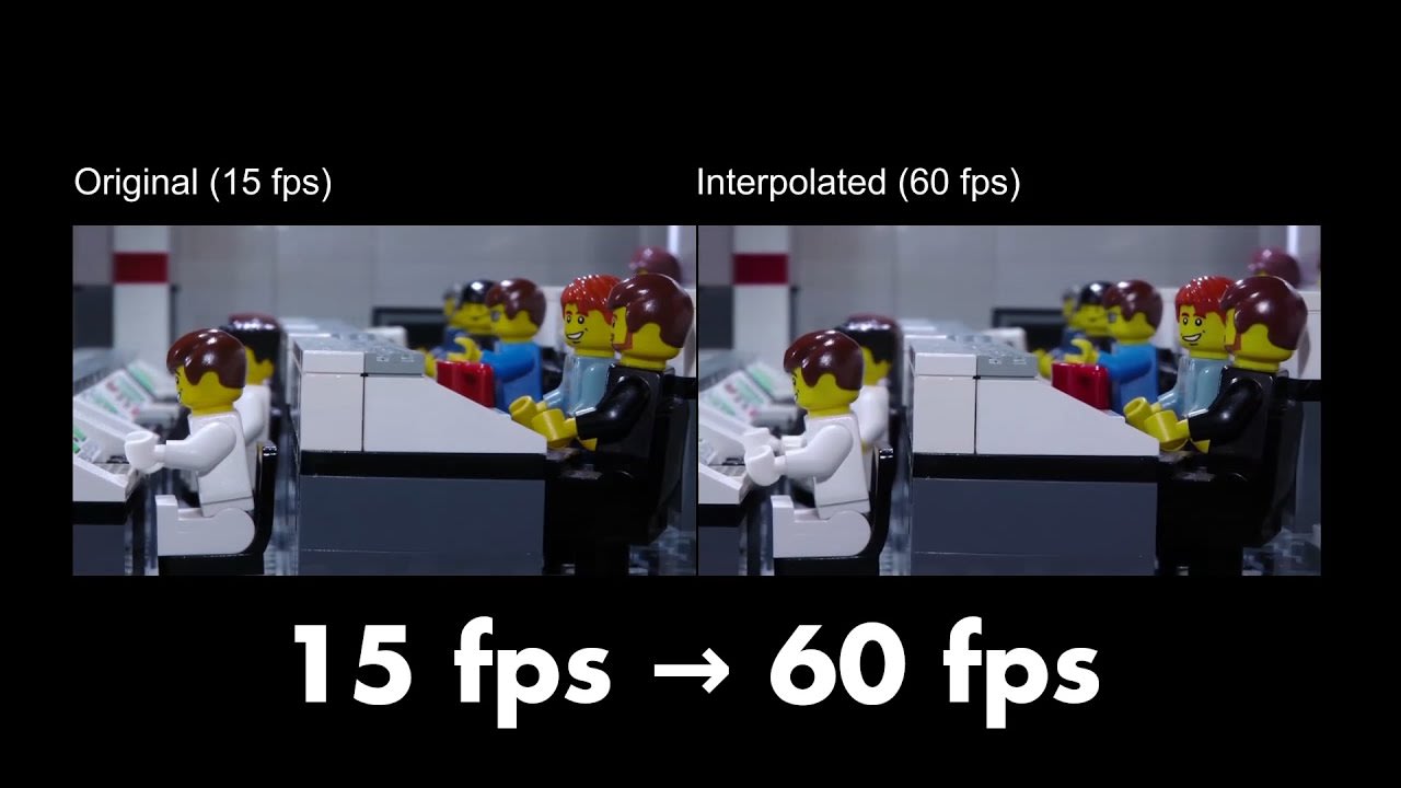 Using AI to turn a lego stop motion from 15fps to 60fps
