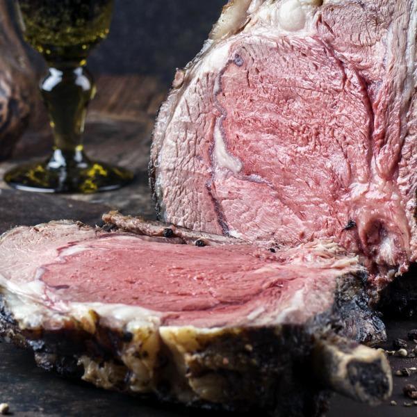 Incredibly Tender Dry Aged Standing Rib Roast With Herb Rub
