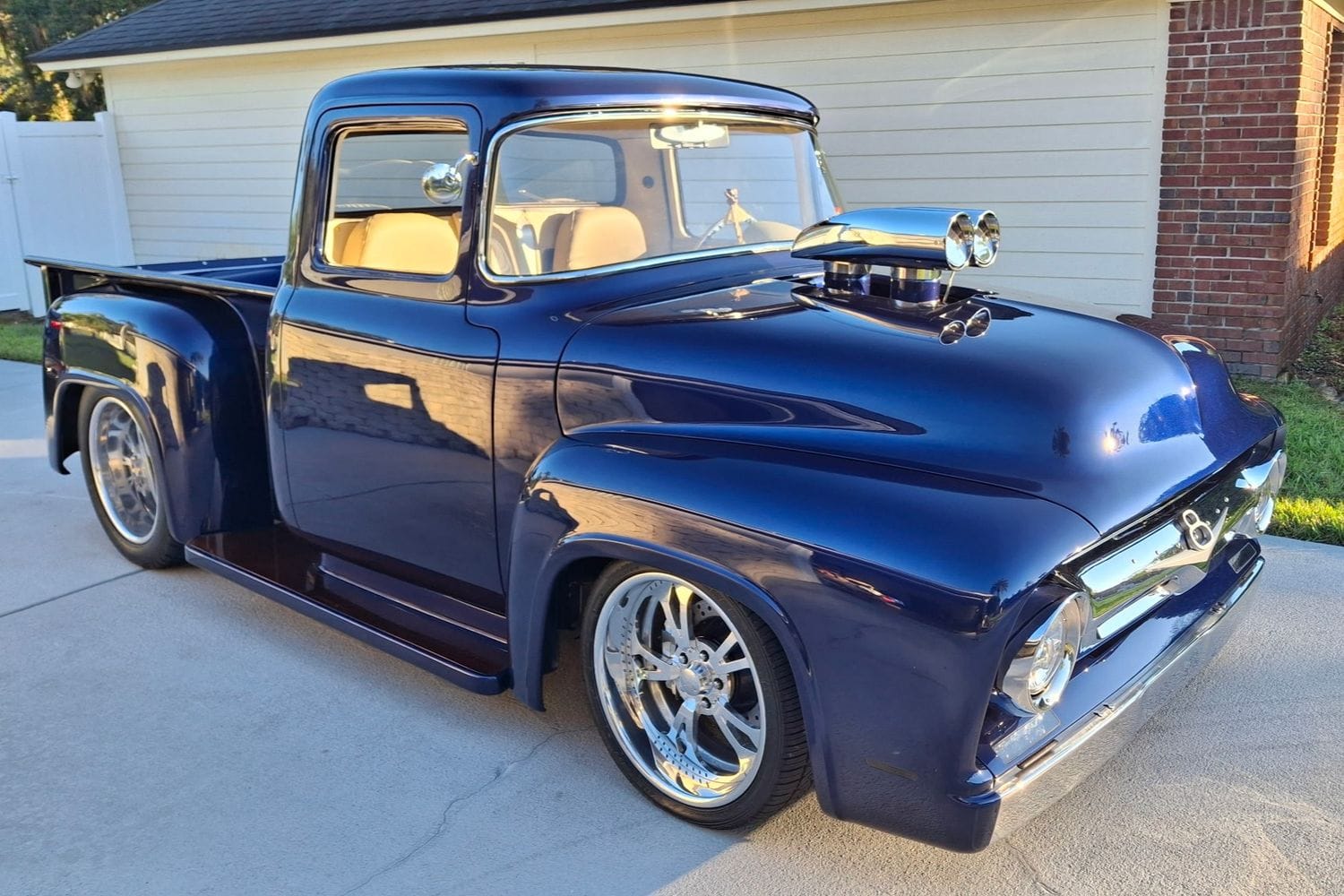 40-Years-Owned, Supercharged 540 Merlin-Powered 1956 Ford F-100