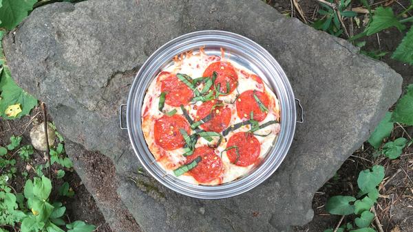 Backpacking Recipe - Tortilla Trail Pizza