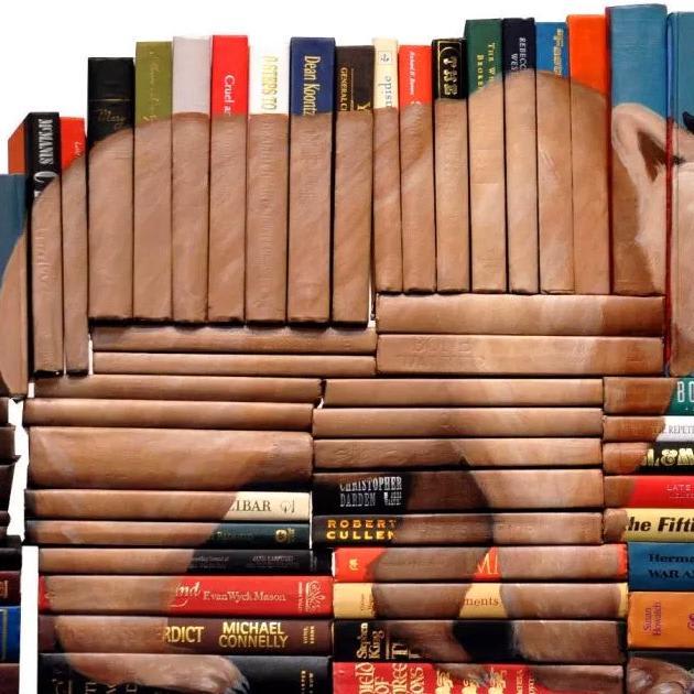 Discarded Books Get a Second Chance in Mike Stilkey's Towering Installations
