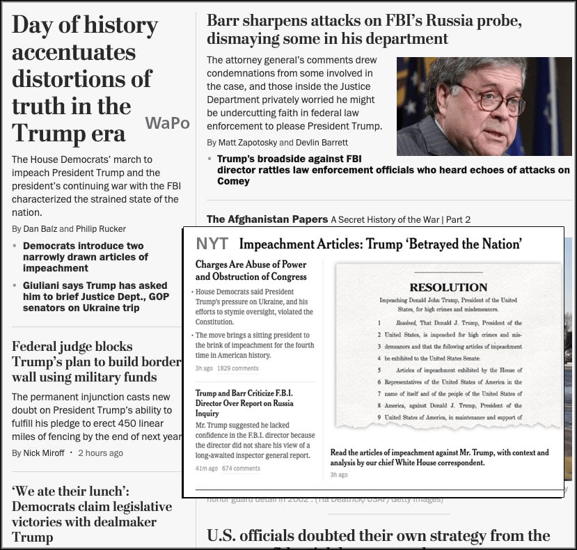 Abbreviated Pundit Round-up: Historic impeachment articles introduced and Trump WILL be impeached