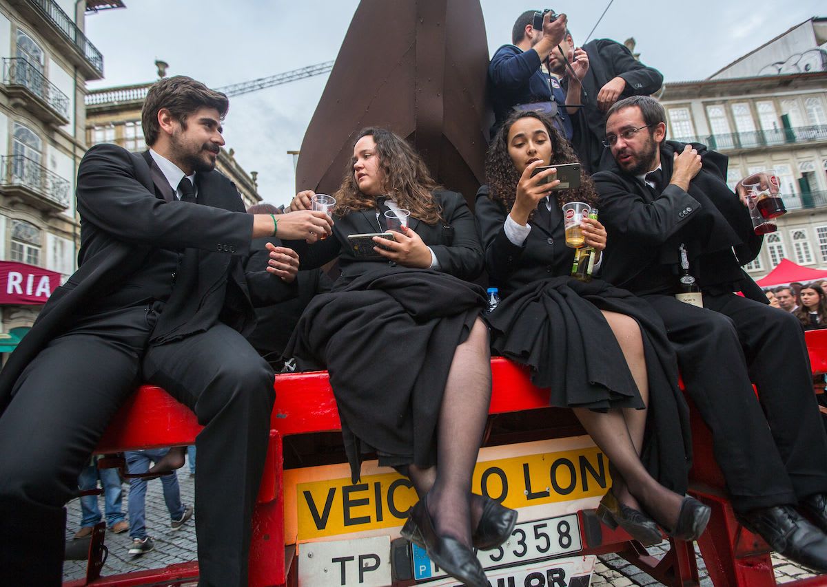 In Portugal, freshman hazing looks like a Hogwarts parade gone wild