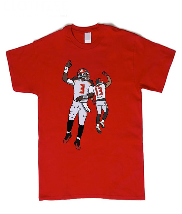 Jameis Winston x Mike Evans Tampa Bay Buccaneers admired T-shirt