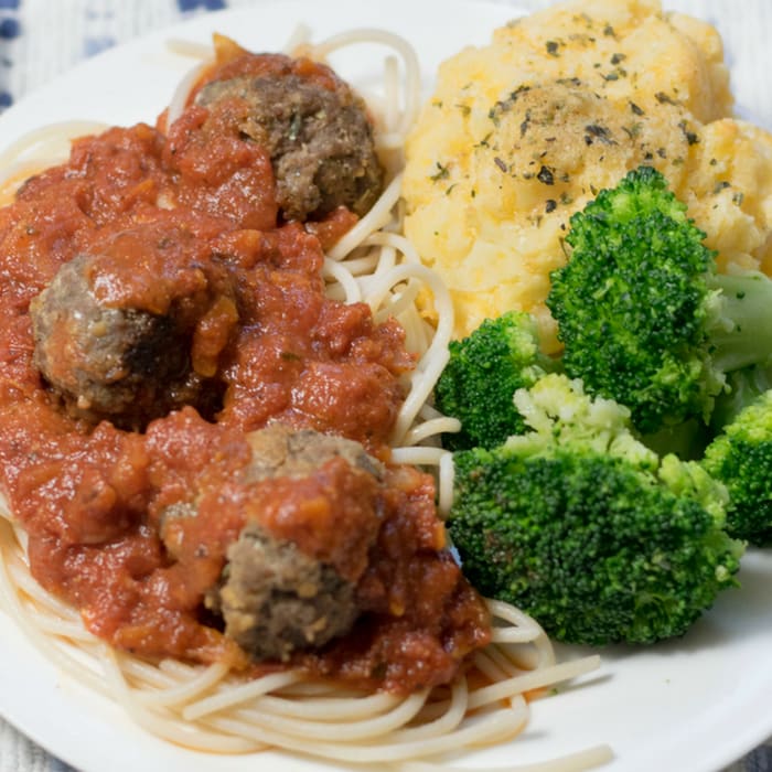 Easy Gluten Free Spaghetti and Meatballs