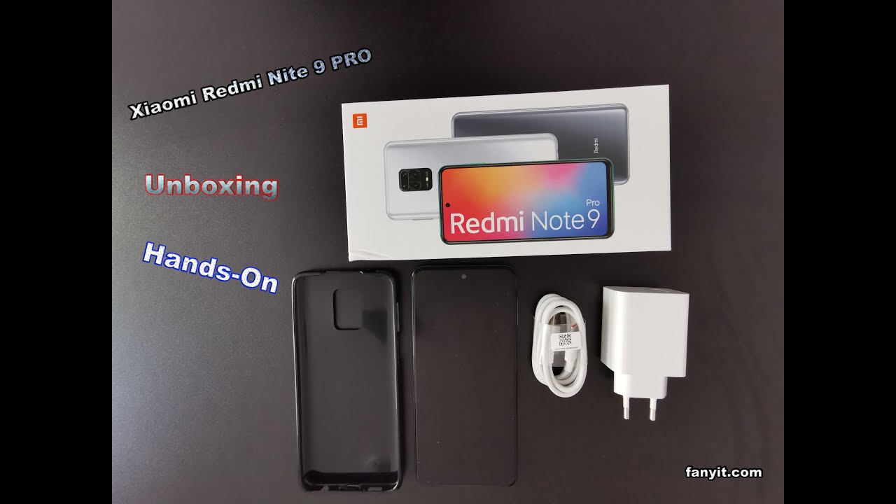 XIAOMI Redmi Note 9 Pro Unboxing and Hands-on