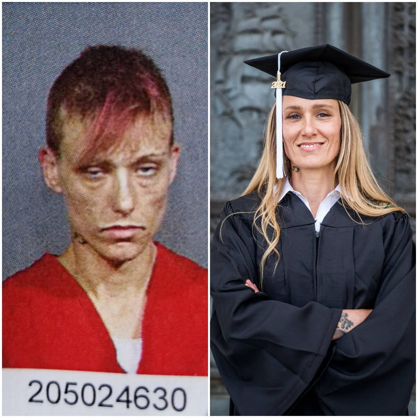 Ginny Burton went from a heroin addict to college graduate