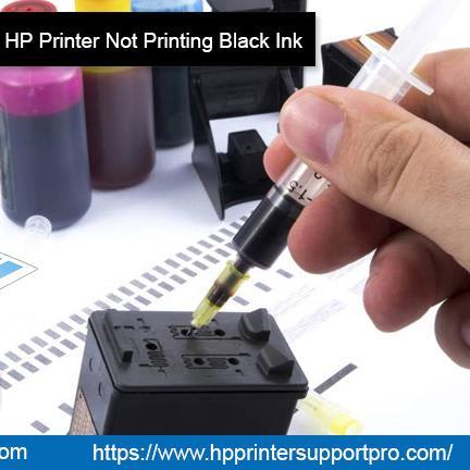 Recommended Resolutions for HP Printer Not Printing Black Ink