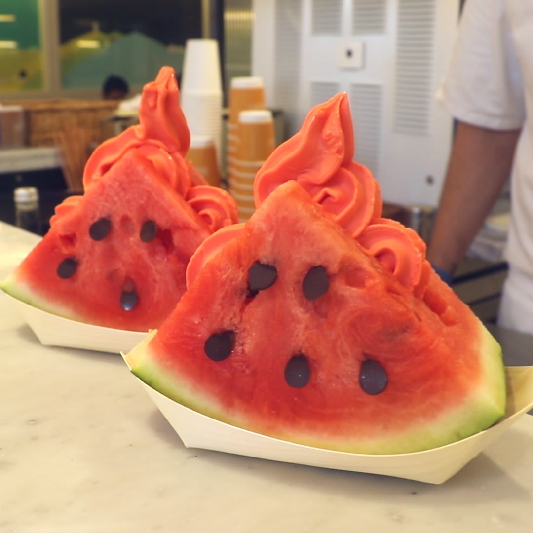 This ice cream is a watermelon lover's dream 🍉